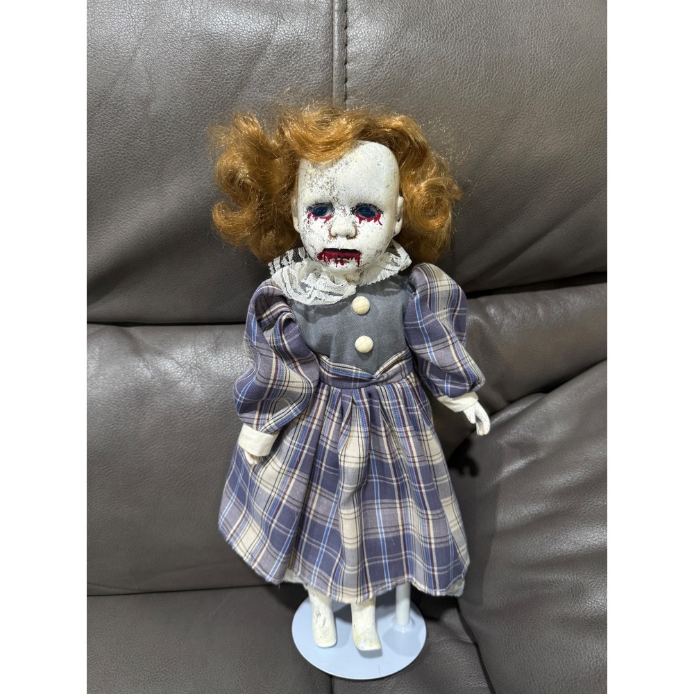 Creepy Vintage Doll Horror Porcelain Display Halloween Decor Prop Spooky